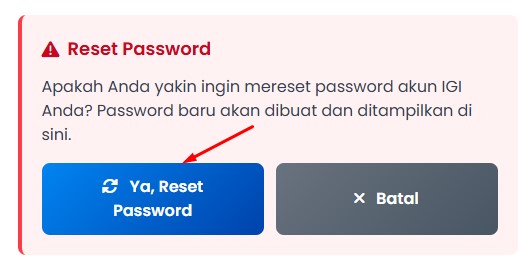 Tombol Reset Password